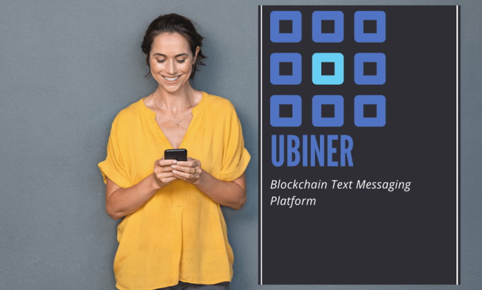 Ubiner blockchain text messaging platform